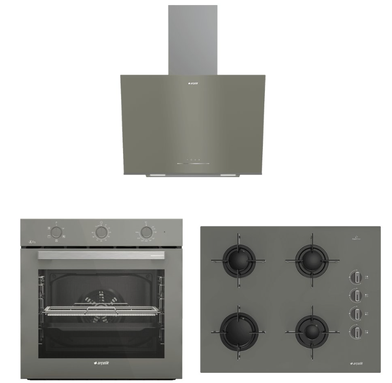 Arçelik Yeni Nesil Ankastre Set 5 (AFC 231 G - ADE 604 G - OCL T 651 EG)